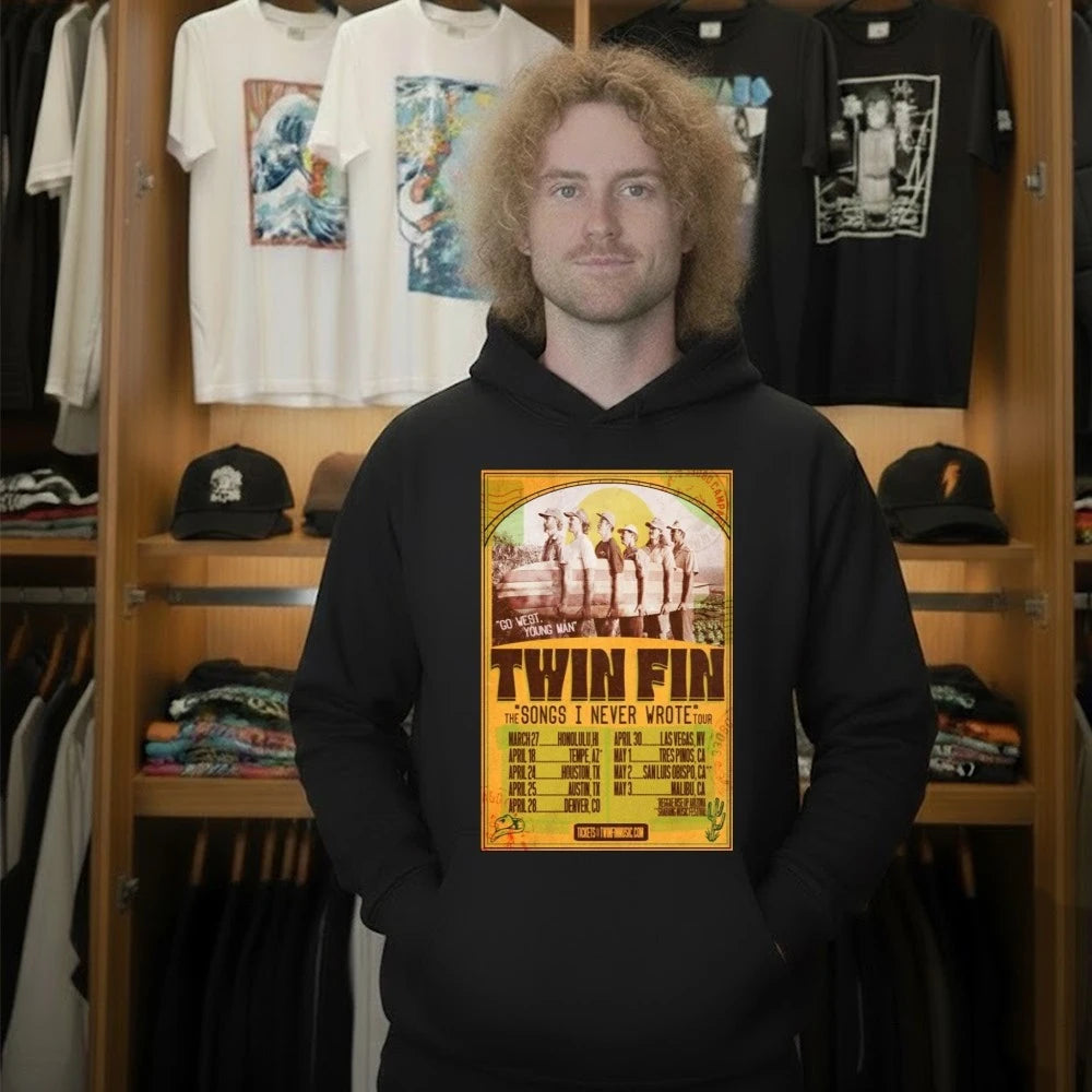 Twin Fin Tour Announcement 2026 Poster Shirt