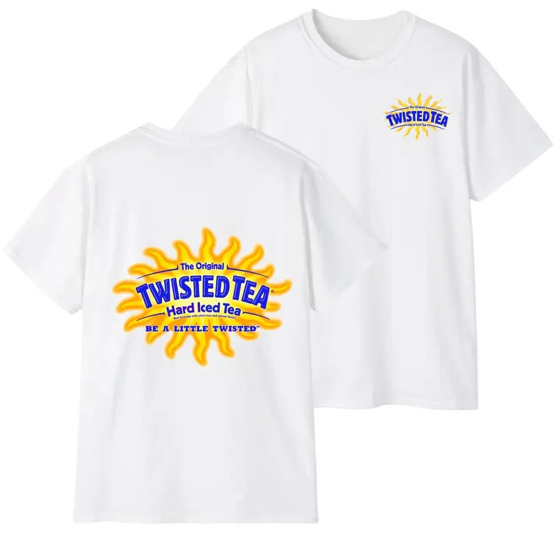 Twisted Tea 2 Sided T-Shirt Summer T-Shirt Full - 100% Cotton - Classic Hoodie, Sweatshirt | TeeBloomCo.com