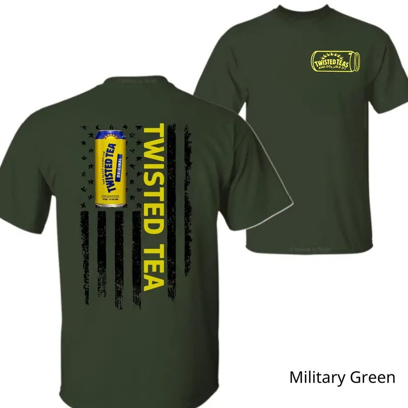 Twisted Tea Flavors Flag T-shirt Womenswear Men Outdoor Top Hoodie, Sweatshirt | TeeBloomCo.com