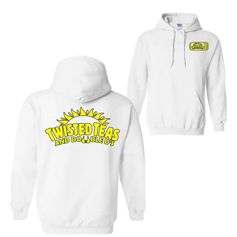 Twisted Teas and Double D's Hoodie Sweatshirt T-Shirt, Unisex Shirt, For Men, For Women, Trendy Shirt | TeeBloomCo.com