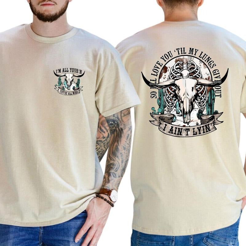 Tyler Childers I'll Love You Till My Lungs Give Out Shirt Soft Fabric Short Sleeve Shirt Hoodie, Sweatshirt | TeeBloomCo.com