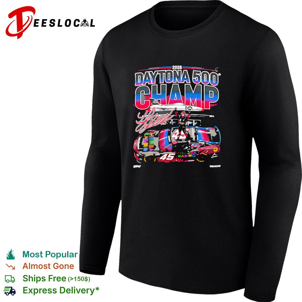 Tyler Reddick 23XI Racing Daytona 500 Champ 2026 Chumba Casino NASCAR shirt