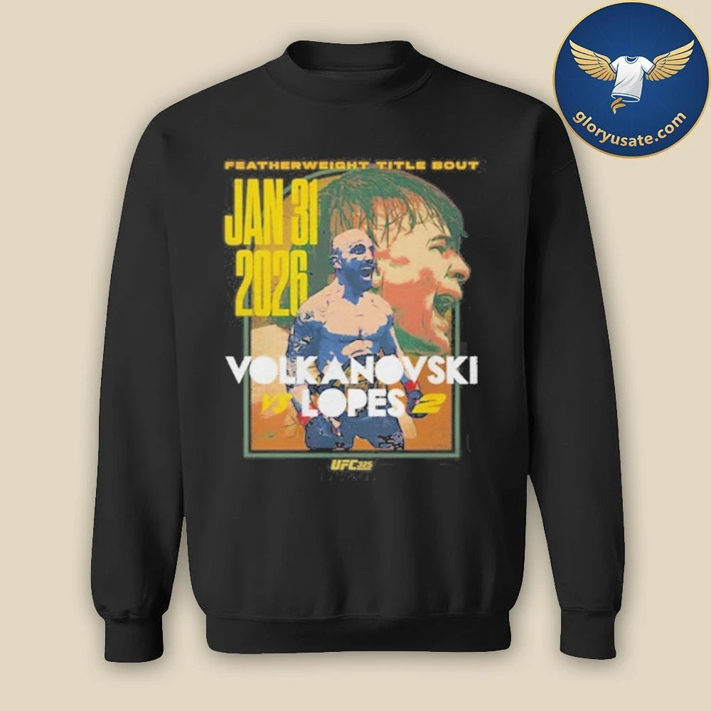 UFC 325 Volkanovski Vs. Lopes 2 T-Shirt