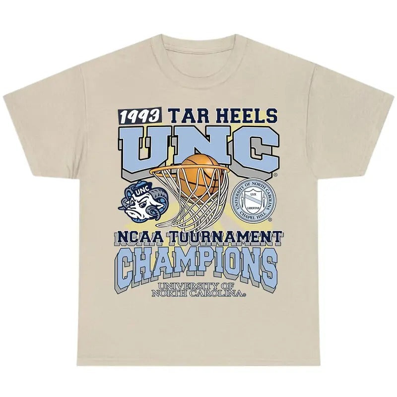 UNC Men Shirt 1993 TAR Heels UNC Champions T-Shir, Men's Tshirt, Men's Clothes Hoodie, Sweatshirt | TeeBloomCo.com
