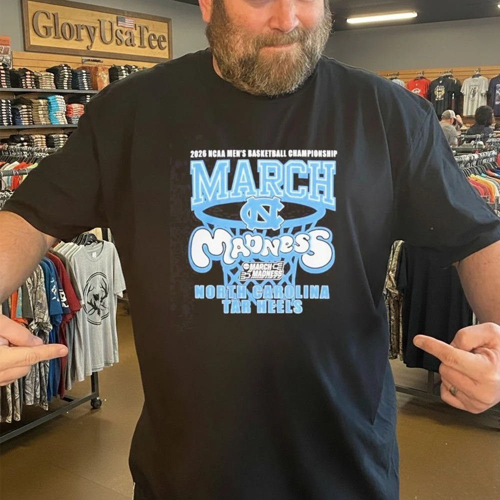 UNC Tar Heels 2026 NCAA Men’s Basketball Championship March Madness Shirt