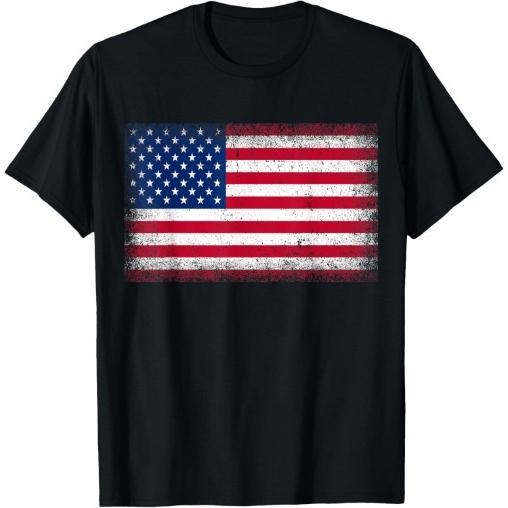 US Flag 4th of July USA Flag American Flag T-Shirt Made in USA Hoodie, Sweatshirt | TeeBloomCo.com