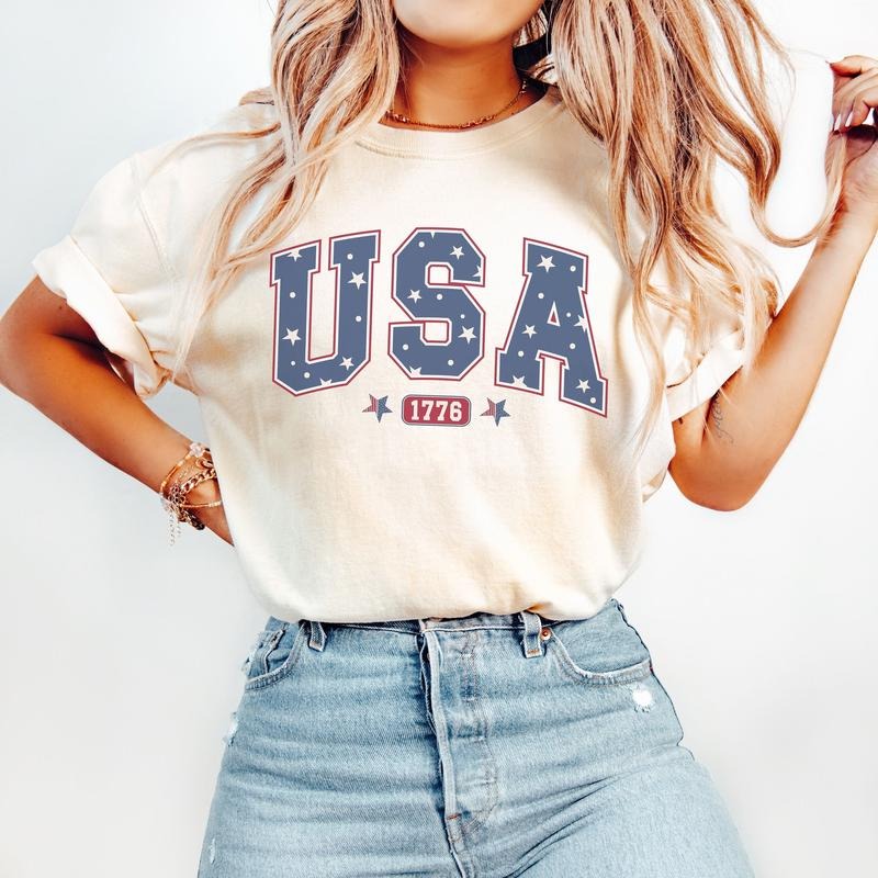 USA 1776 Shirt, America Shirt, Fourth of July Shirt, 4th Of July Tee, Patriotic Shirt, Red White And Blue Shirt, USA...
