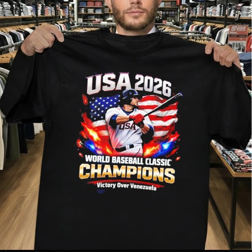 USA 2026 World Baseball Classic Champions Victory Over Venezuela Shirt