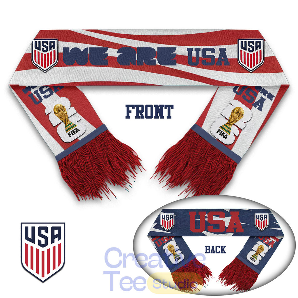 USA National Soccer Team WC26 Premium Scarf