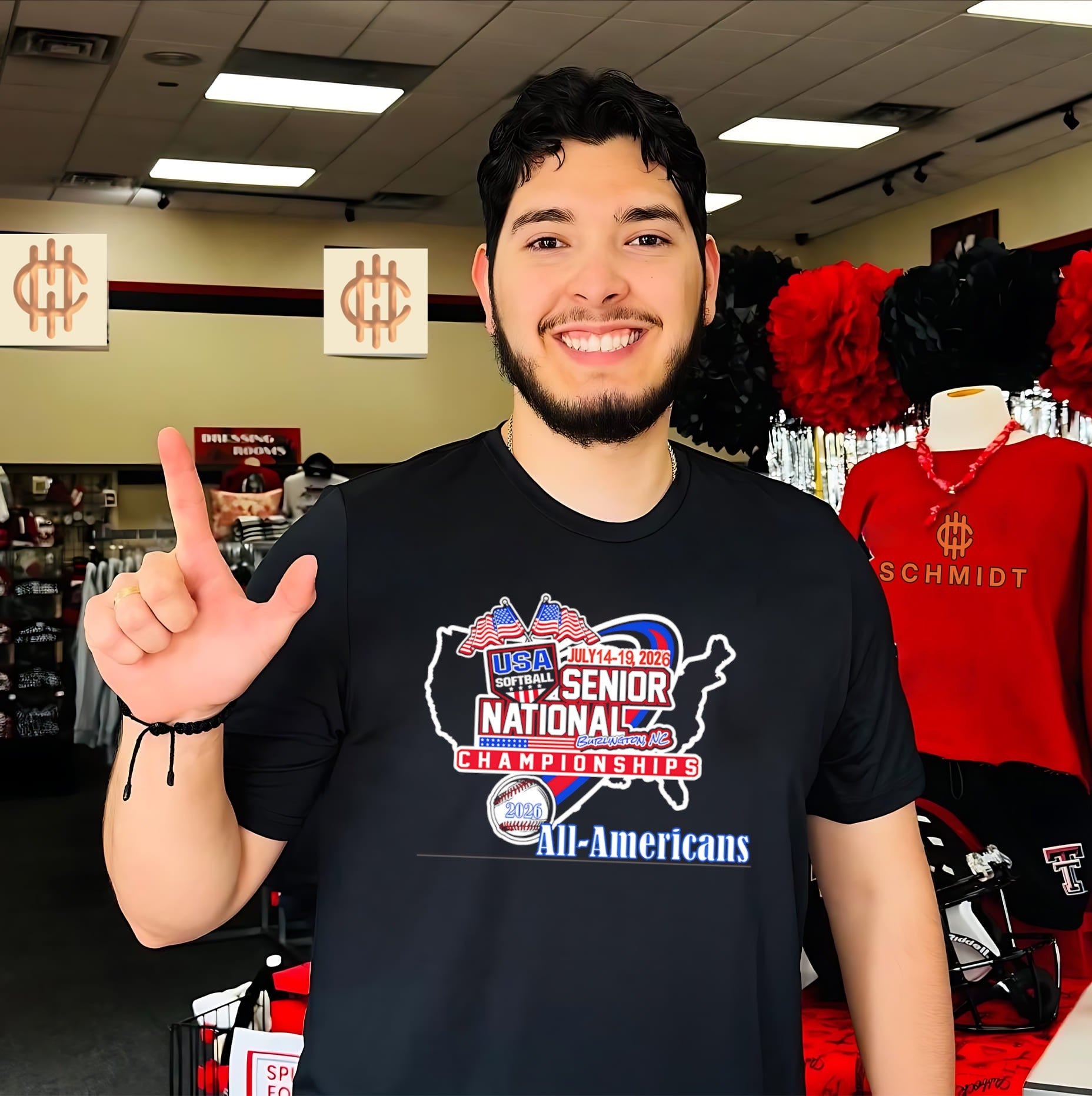 USA Softball Senior National Championships Burlington NC 2026 All-Americans shirt