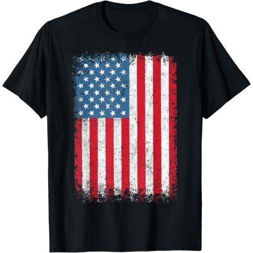 USA T-shirt Men Patriotic American Flag July 4th T-Shirt Made in USA Hoodie, Sweatshirt | TeeBloomCo.com