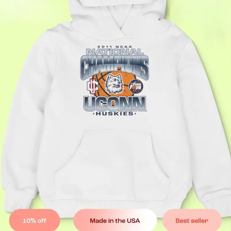 Uconn Huskies basketball NCAA national champions 2011 shirt Classic Cotton Hoodie, Sweatshirt | TeeBloomCo.com