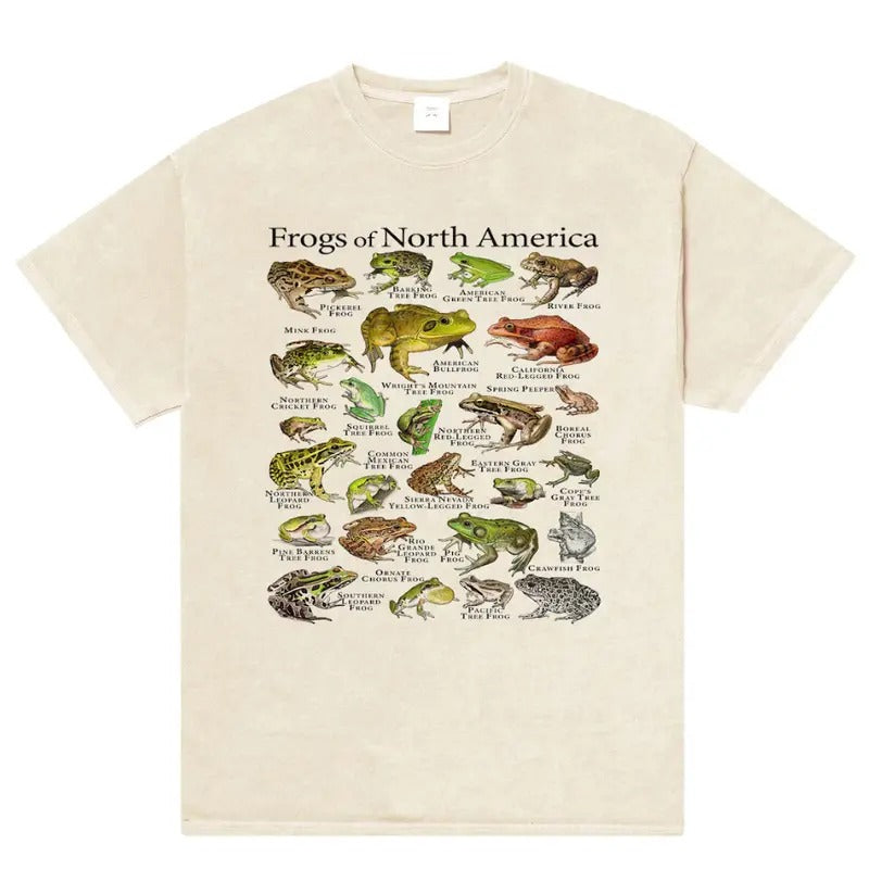 Ultimate Frog Guide shirt, Frogs of North America t-shirt, frog lover tee, aesthetic frog tshirt, educational frog...
