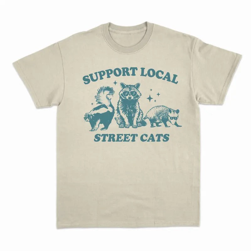 Unisex  Support Your Local Street Cats shirt Hoodie, Sweatshirt | TeeBloomCo.com