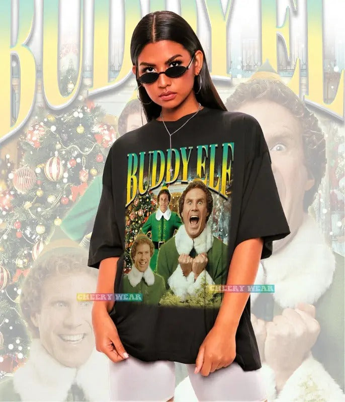 Unisex Buddy Elf Shirt - Buddy Elf Tshirt,Buddy Elf T-shirt,Buddy Elf T shirt,Buddy Elf Sweatshirt,Will Ferrell Elf...