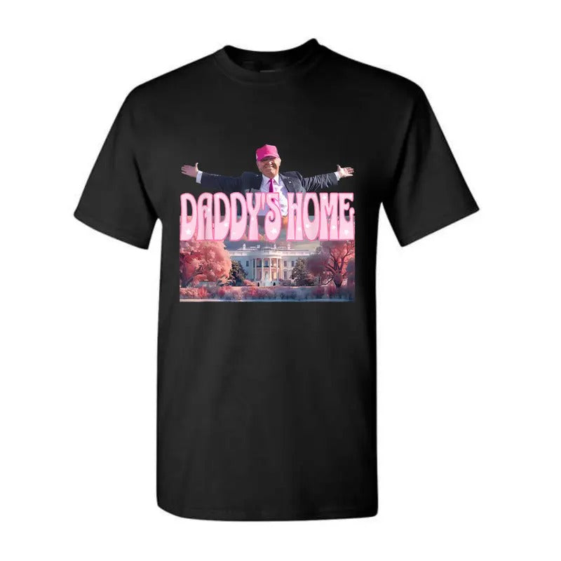 Unisex Daddy's Home Real Trump Shirt, Republican Gift Hoodie, Sweatshirt | TeeBloomCo.com