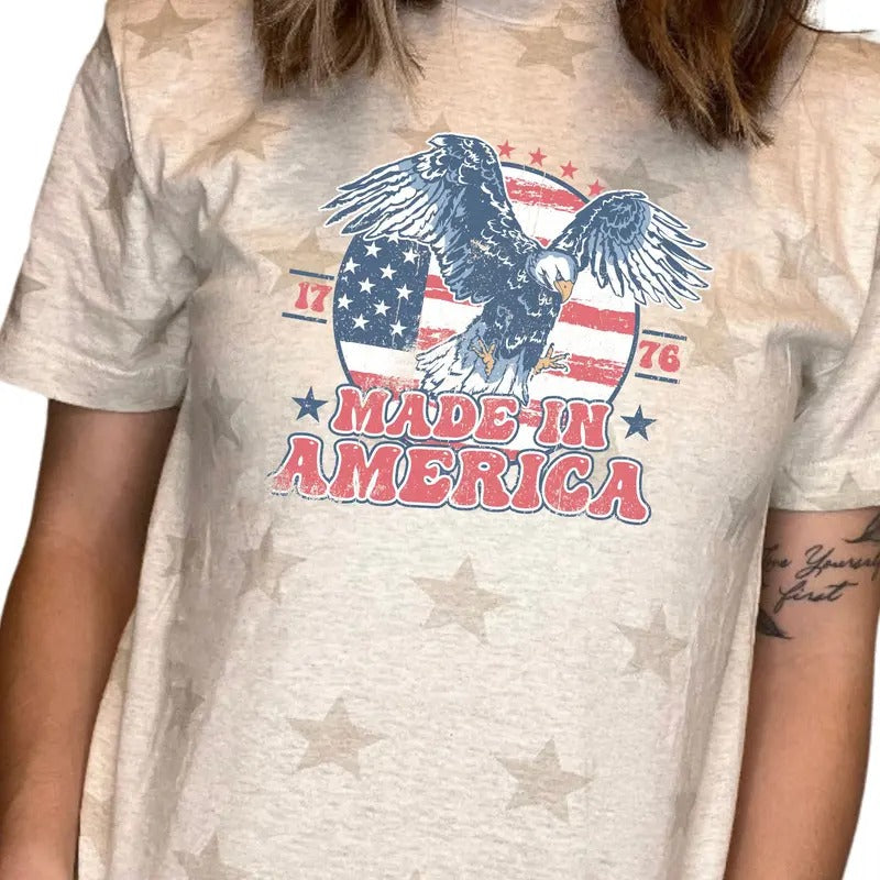 Unisex Made in America 1776 July 4th T-Shirt Hoodie, Sweatshirt | TeeBloomCo.com