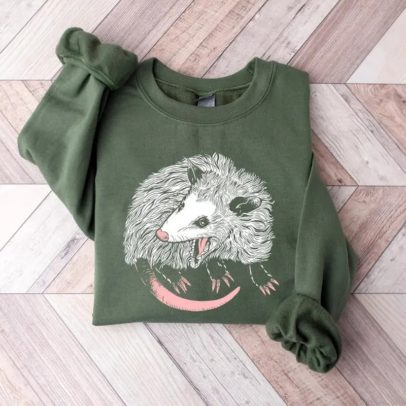 Unisex Opossum Sweatshirt, Opossum Lover Shirt Hoodie | TeeBloomCo.com