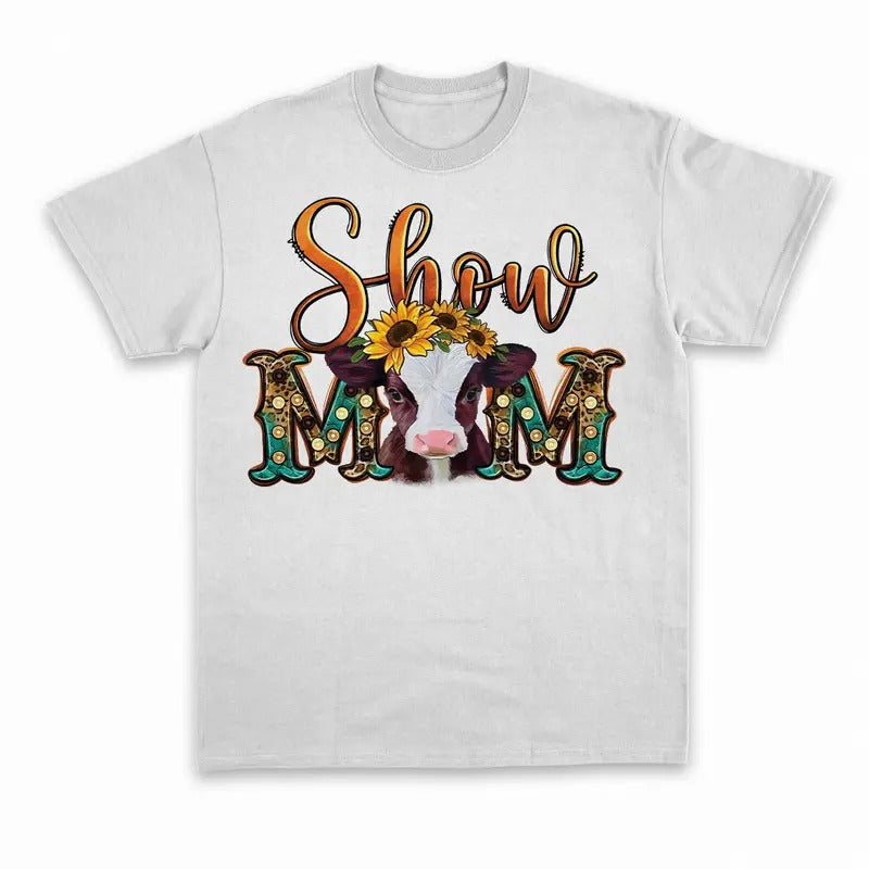 Unisex Show Mom baby Cow  T-Shirt  , Sweatshirt  and Hoodie | TeeBloomCo.com