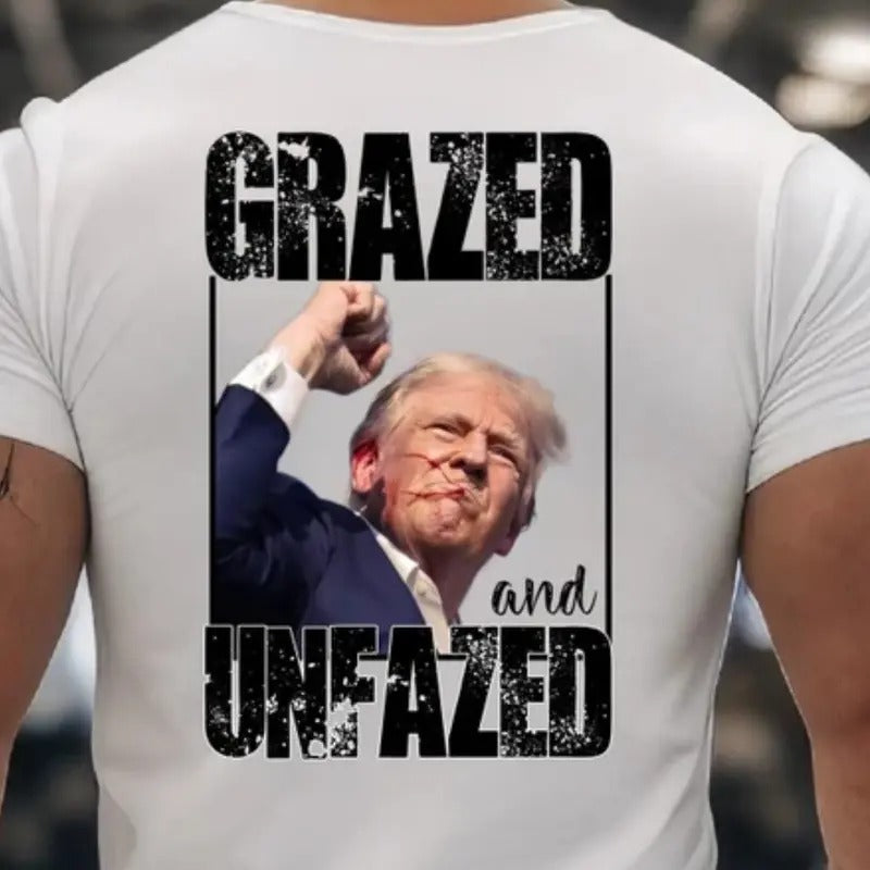 Grazed and Unfazed Assassination Attempt Donald Trump Fist Pumping Trump Bleeding Trump PA Rally MAGA Thats My President...