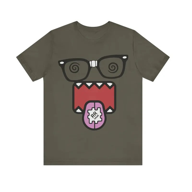 Unisex tee,Domo Kun Tshirt,Domo Tshirt, cheap domo merch shirt Menswear Top Hoodie, Sweatshirt | TeeBloomCo.com