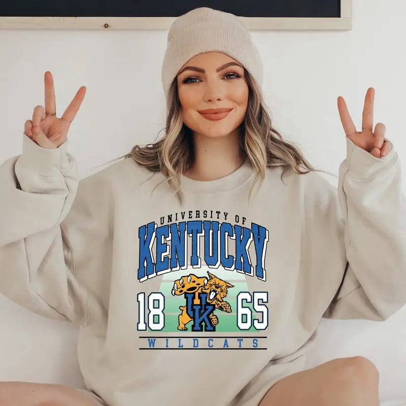 University of Kentucky Football Vintage Sweatshirt T-Shirts, Hoodie | TeeBloomCo.com