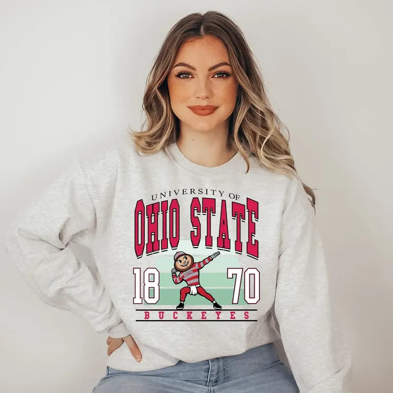 University of Ohio State Vintage Football Sweatshirt T-Shirts, Hoodie | TeeBloomCo.com