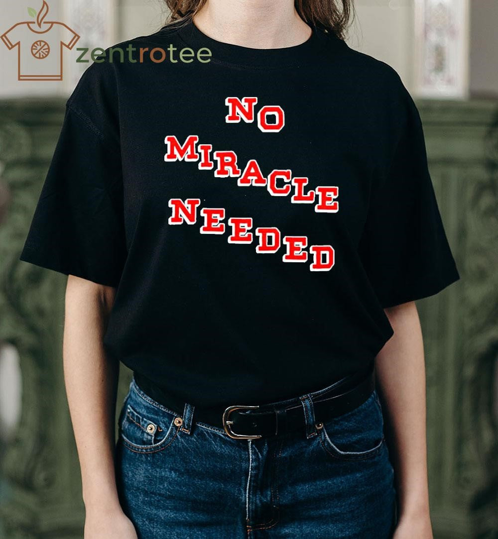 Usa Hockey win olympic 2026 No Miracle Needed text shirt