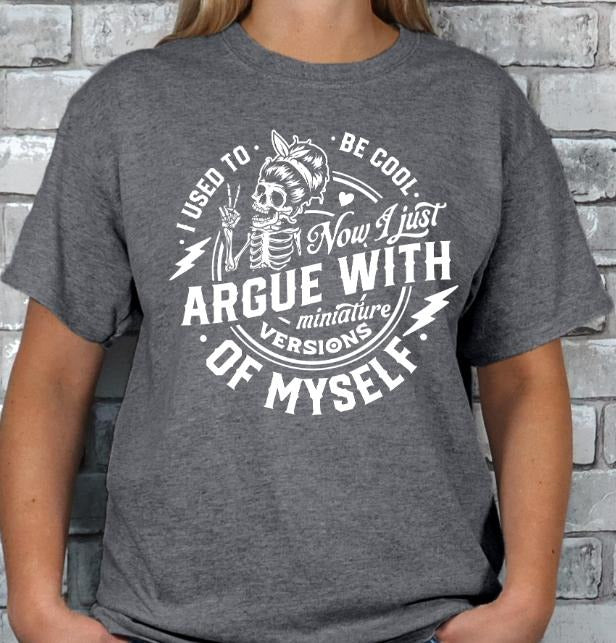 Used to Be Cool T-shirt - Casual Women's T-Shirt with Graphic Print, Round Neck, Summer Wear, Comfortable Fit Hoodie,...