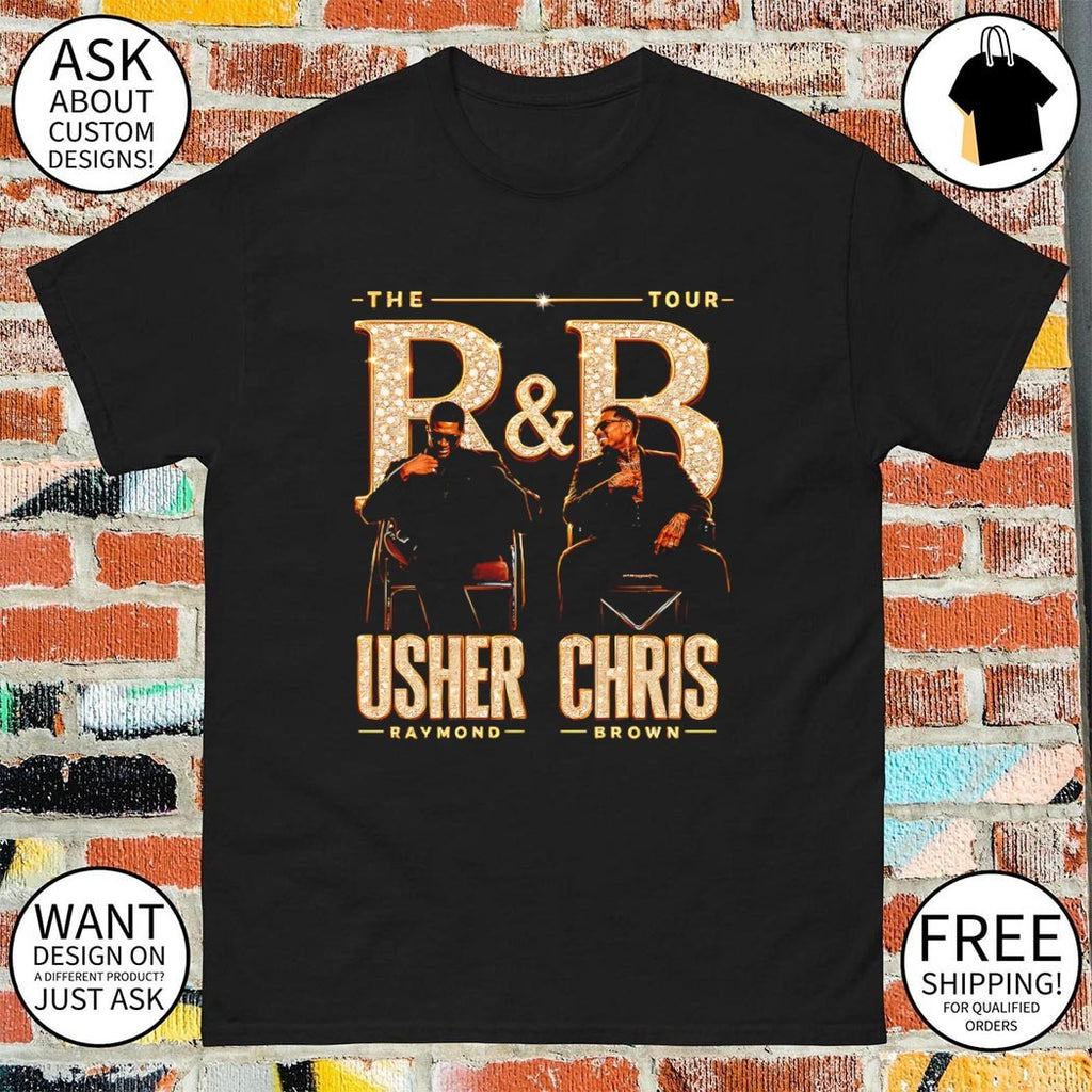 Usher Raymond vs Chris Brown The R and B Tour 2026 shirt