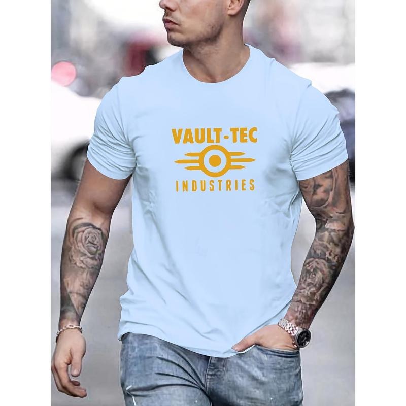 VAULT-TEC Men's Summer Casual T-Shirt
