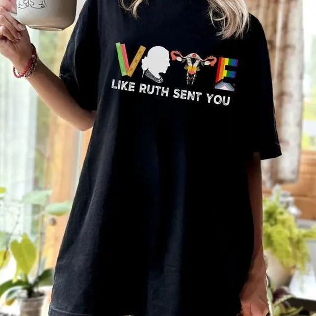 VOTE Ruth Bader Ginsburg Activism Shirtttttt T-Shirts, Hoodie, Sweatshirt | TeeBloomCo.com