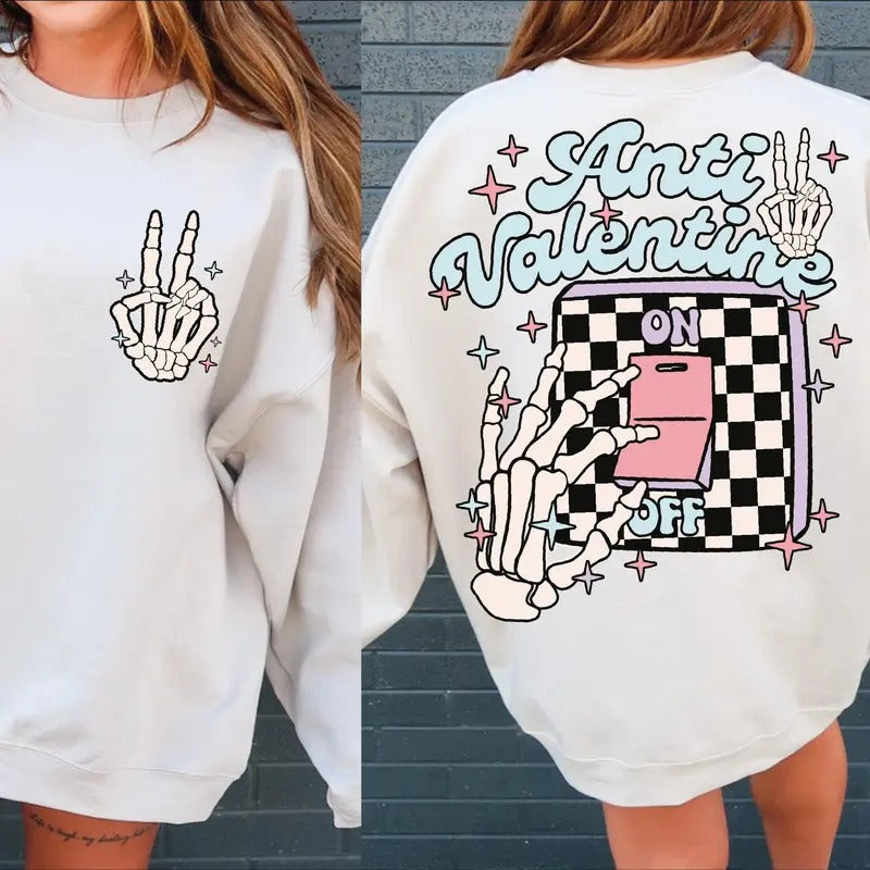 Valentine On Off Day Valentine Sarcastic Funny shirt Hoodie, Sweatshirt | TeeBloomCo.com