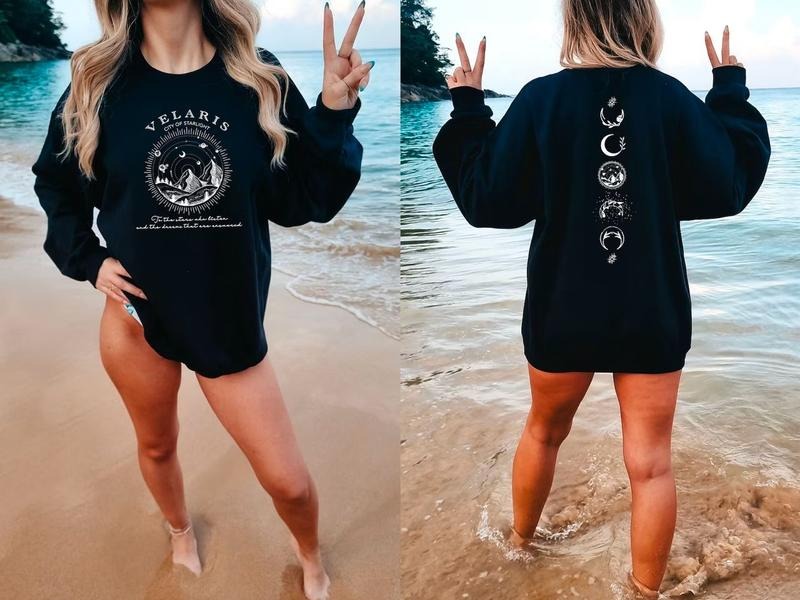 Velaris City Of Starlight Shirt, The Night Court Tee, Romance Readers Sweatshirt, Bookish Sweatshirt, Velaris Hoodie,...