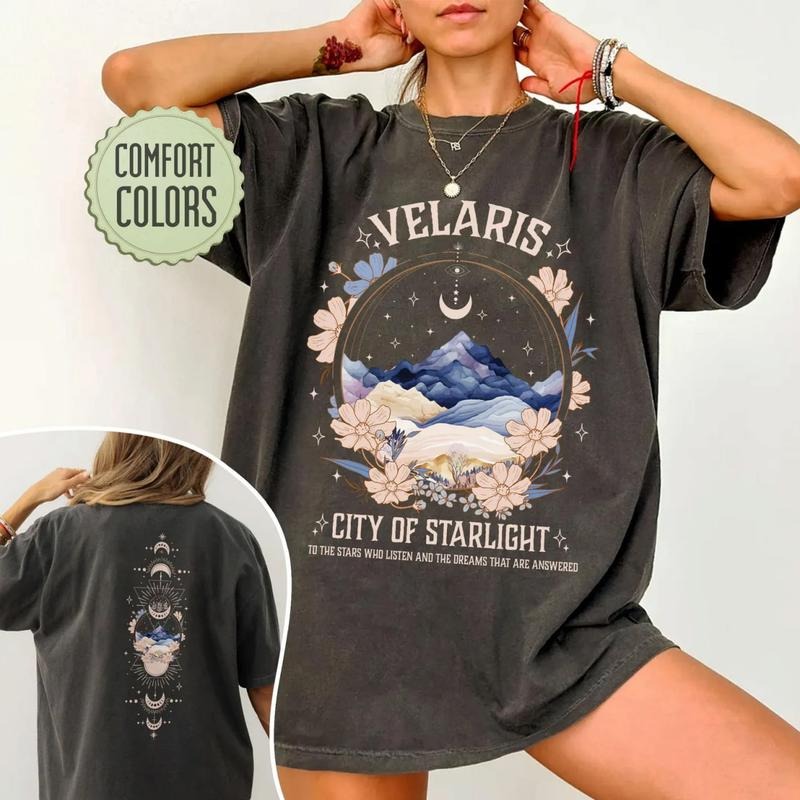 Velaris City Of Starlight Tee Shirt, Velaris Acotar Sweatshirt, A Court Of Thorns And Roses Shirt, The Night Court...