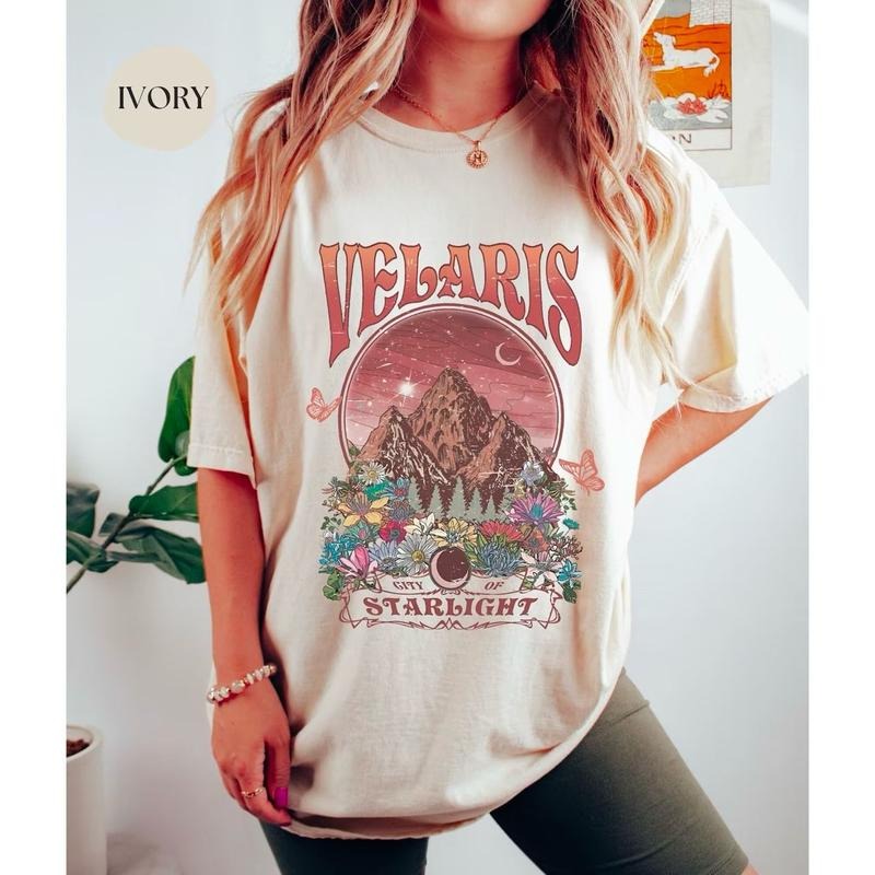 Velaris City of Starlight Shirt, ACOTAR Shirt, The Night Court Shirt, Bookish Gift, Court of Thorns and Roses Shirt, SJM...