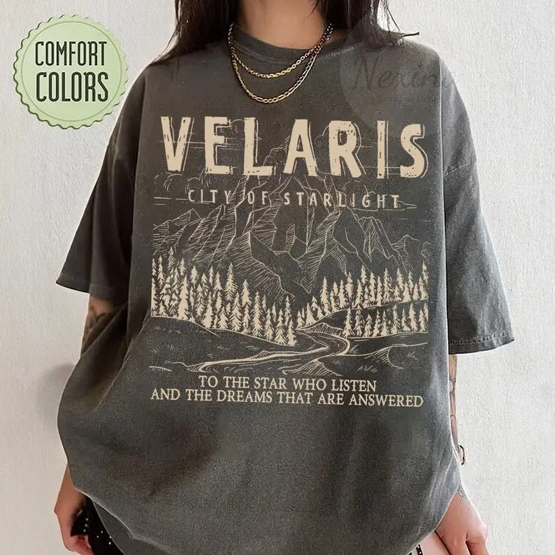 Velaris Shirt, ACOTAR shirt, acotar Merch, Night Court Shirt, City Of Starlight, Sarah J Mass House of Wind, Prythian, A...