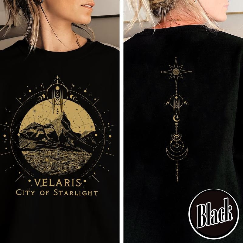 Velaris Starlight Shirt, Velaris City Of Starlight, Sjm Merch Velaris Sweatshirt, Velaris Sweatshirt, Velaris Sweatshirt...