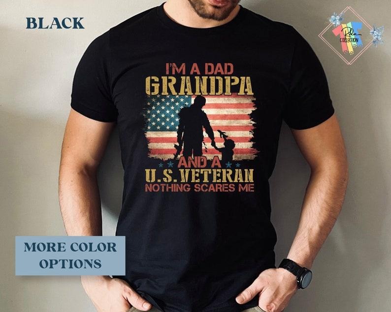 Veteran Shirt Gifts For Grandpa Military Shirt Us Army Apparel Veterans Day T-shirt Retired Army  T-shirt, sweater and...
