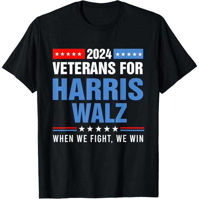 Veterans For Harris Walz 2024 Presidential Campaign T-Shirt made in usa Hoodie, Sweatshirt | TeeBloomCo.com