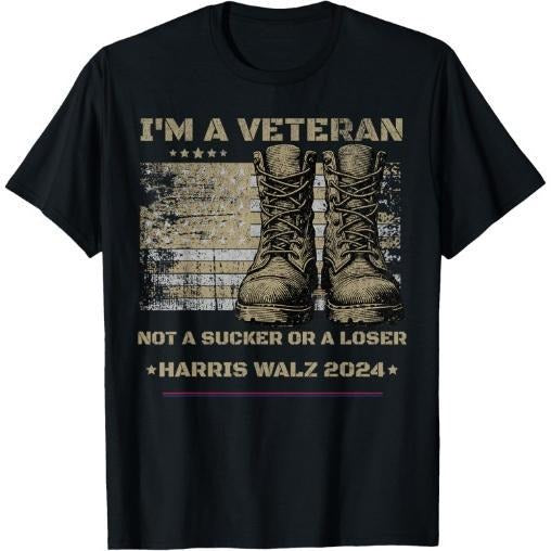 Veterans for Kamala Harris Tim Walz 2024 Election USA Flag T-Shirt white Hoodie, Sweatshirt | TeeBloomCo.com