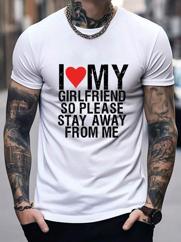 Victoria Maxwell, I Love My Hot Girlfriend So Please Stay Away From Me  T-shirt, I Heart My Girlfriend Shirt, Valentine's...