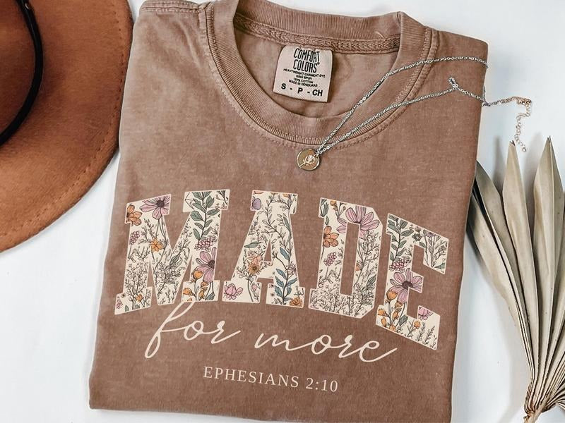 Victoria Maxwell, Womenswear Vintage Graphic Tee, Bible verse Comfort Colors T-shirt, Cute Christian shirt for women,...