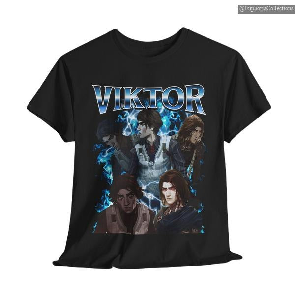 Viktor Arcane T-Shirt, Unisex Vintage Streetwear League of Legends Shirt , Global Trending Outfits Hoodie, Sweatshirt