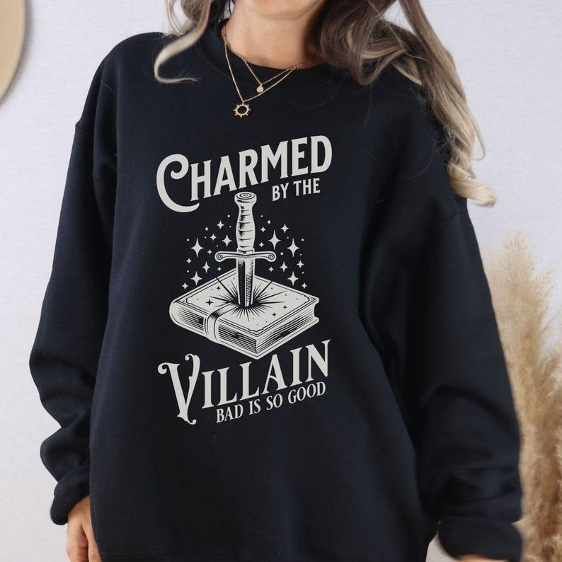 Villain Sweatshirt Book Lover Shirt Enemies To Lovers Dark Romance Bookish Things Romantasy Reader Spicy Books Dark...