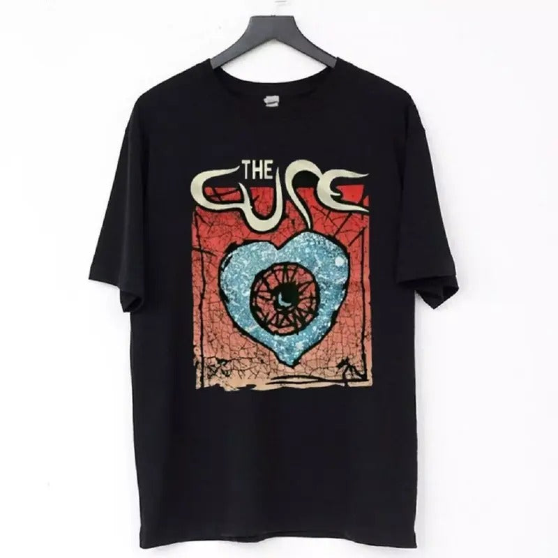 Vintage 1992 The Cure Wish Tour T-Shirt, The Cure Rock Band Tee, 90s Vintage Tshirt Hoodie, Sweatshirt | TeeBloomCo.com