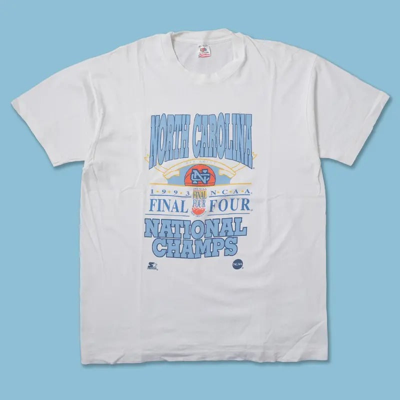 Vintage 1993 University of North Carolina T-Shirt Hoodie, Sweatshirt | TeeBloomCo.com