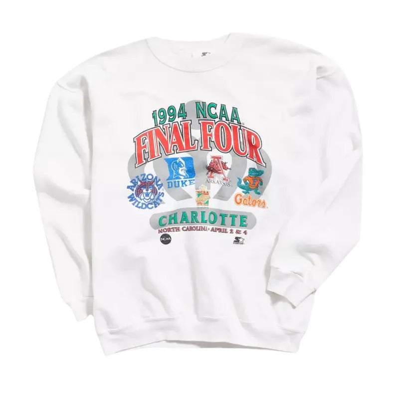 Vintage 1994 Final Four Pullover Sweatshirt T-Shirts, Hoodie | TeeBloomCo.com