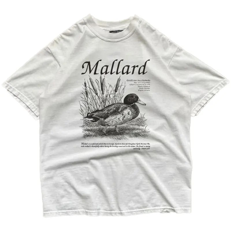 Vintage 90s Mallard Duck National Wildlife Unisex Crewneck Sweatshirt Pullover, T-shirt, hoodie Cotton | TeeBloomCo.com