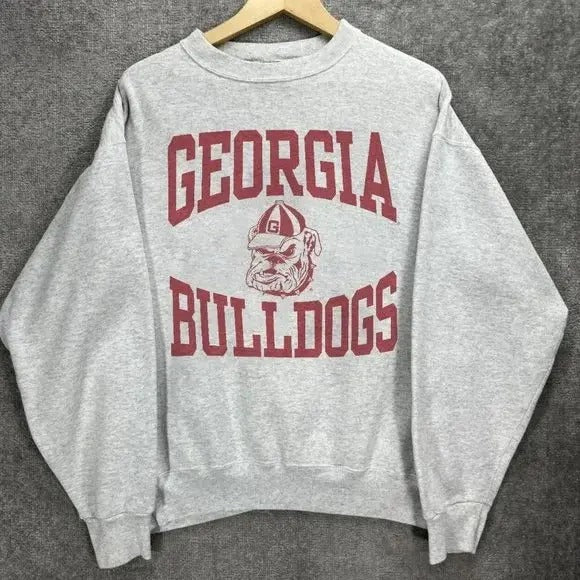 Vintage 90s University of Georgia Bulldogs Sweatshirt, NCAA Georgia Bulldogs Sweaters T-Shirts, Hoodie | TeeBloomCo.com
